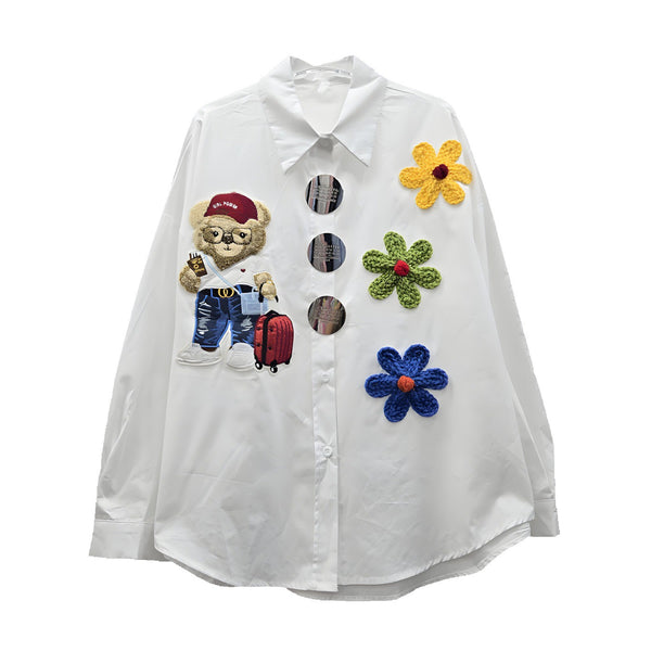 Yusra embroided shirt