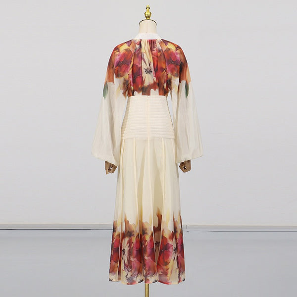 Lauretta floral skirt set
