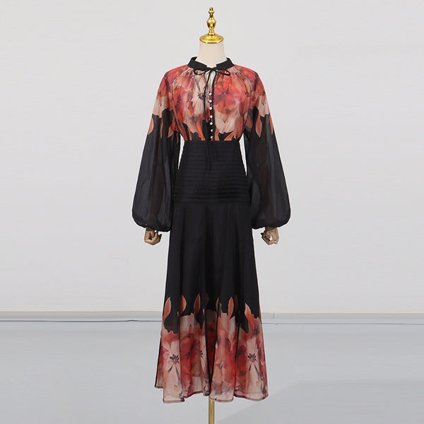 Lauretta floral skirt set