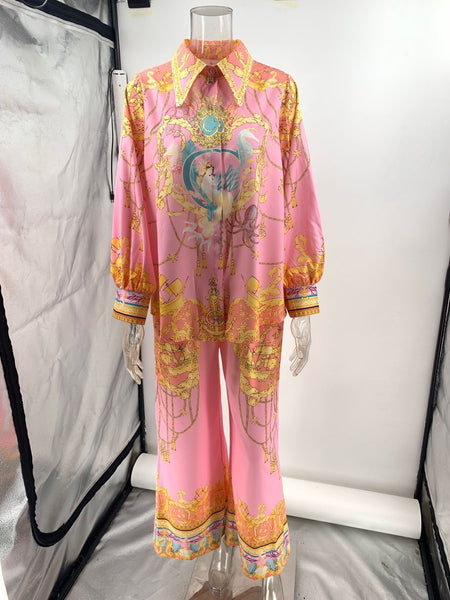 Nayala pastel trouser set