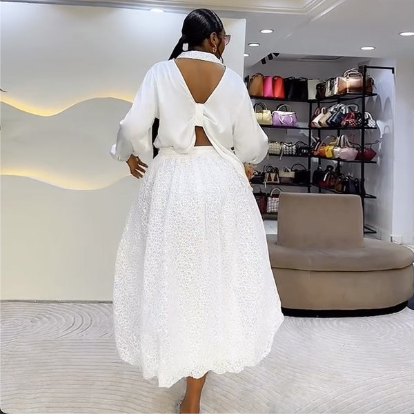 Verlincia 2 piece skirt set