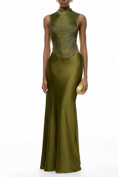 Deztiny fringed top and skirt set