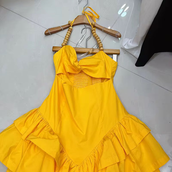 Keosha beaded neckline dress