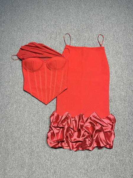 Shauvon bandage skirt set