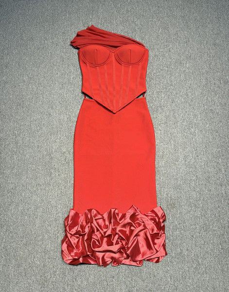 Shauvon bandage skirt set