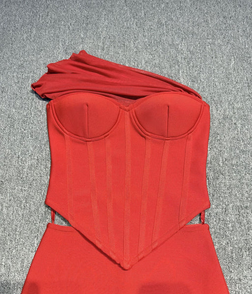 Shauvon bandage skirt set