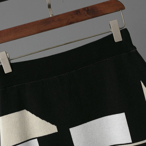 Iminathi knitted skirt set