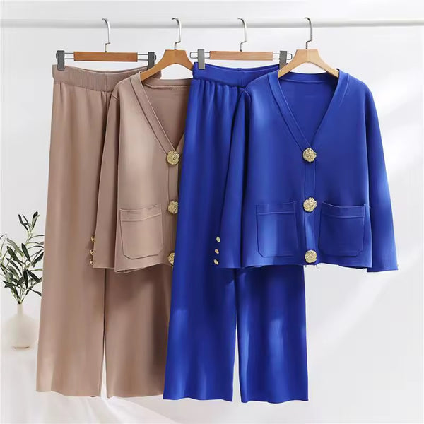 Kam knit trouser set