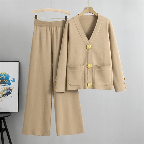 Kam knit trouser set