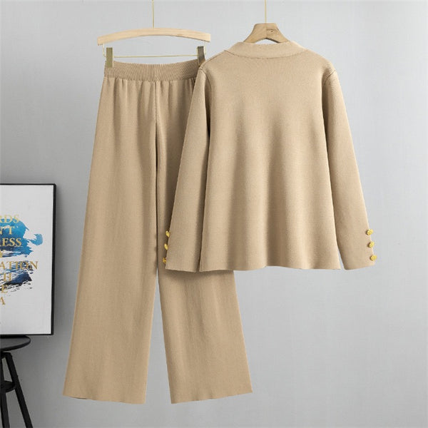 Kam knit trouser set