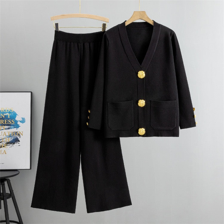 Kam knit trouser set