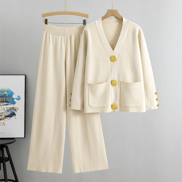 Kam knit trouser set