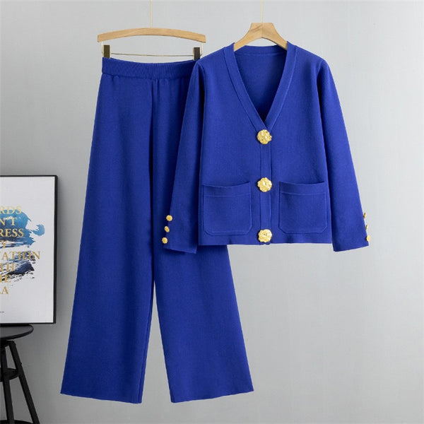 Kam knit trouser set