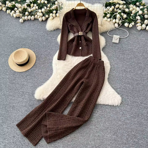Riane 2 piece knitted set