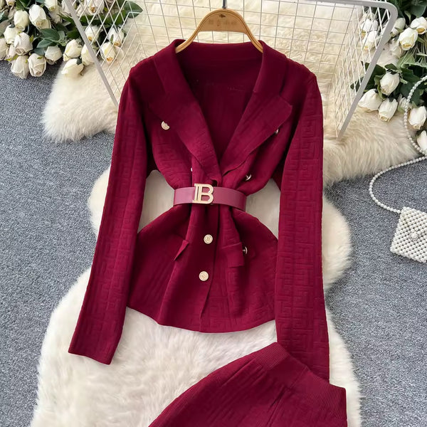 Riane 2 piece knitted set