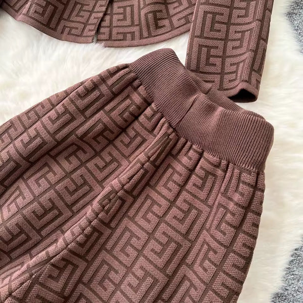 Riane 2 piece knitted set