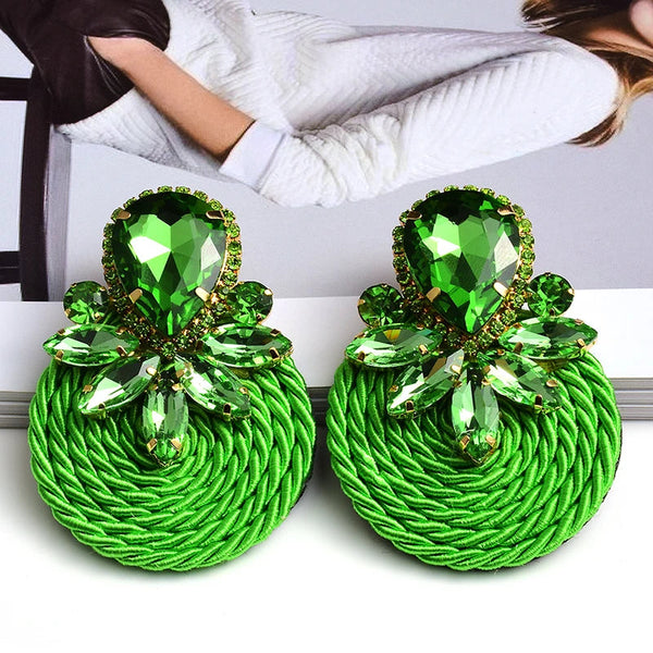 Busisiwe cotton weave earrings