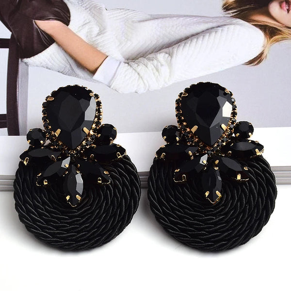 Busisiwe cotton weave earrings