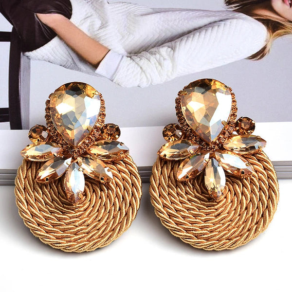Busisiwe cotton weave earrings