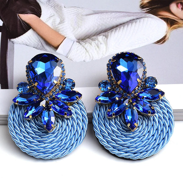 Busisiwe cotton weave earrings