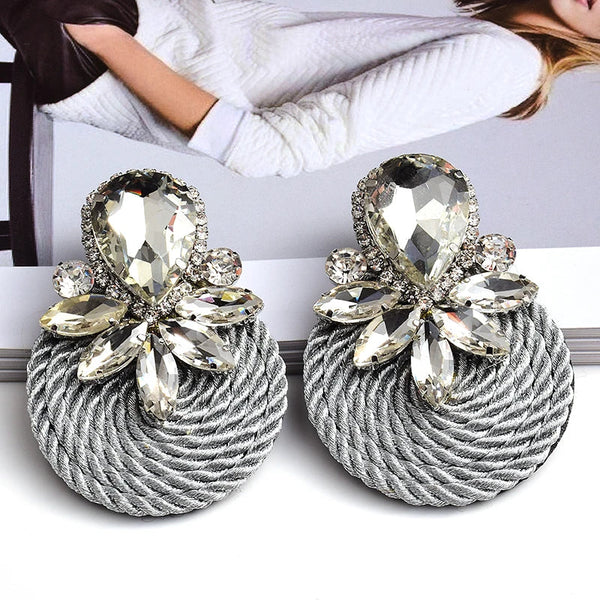 Busisiwe cotton weave earrings