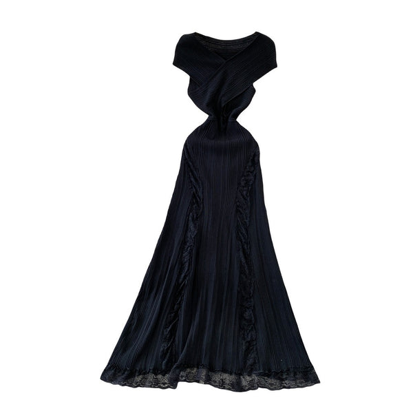 Roselle wrap knit dress