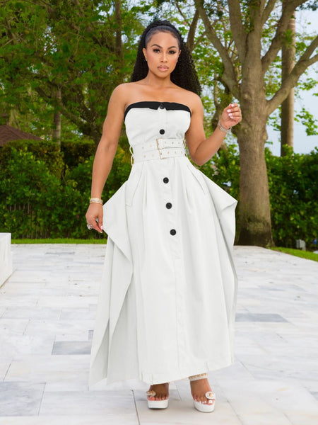 Erris trench dress