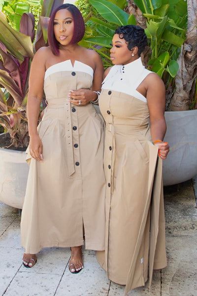 Erris trench dress
