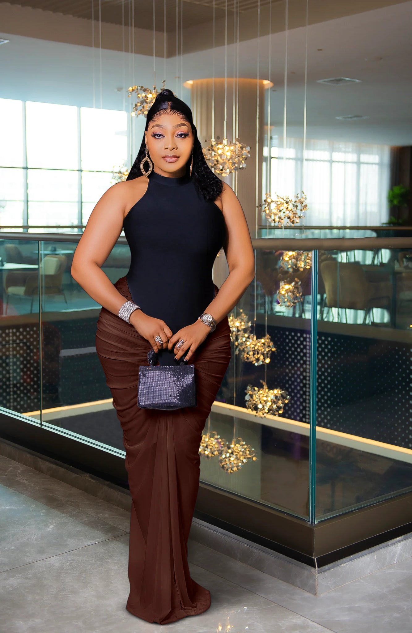 Herla Mesh Bandage dress