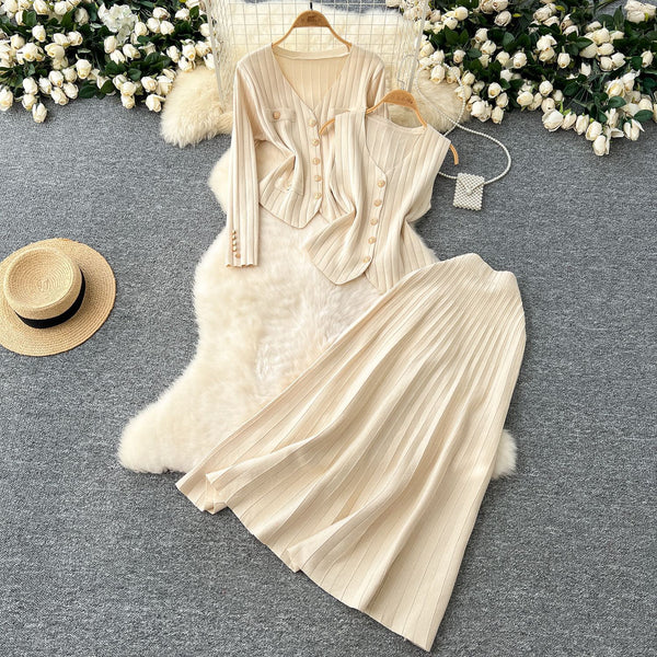Uzoma knitted skirt set