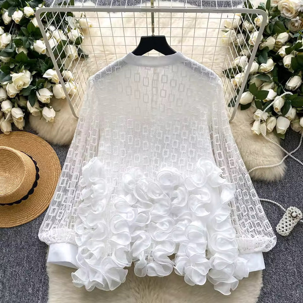 Ipai 3D floral blouse