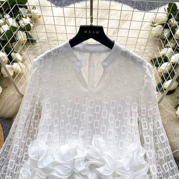 Ipai 3D floral blouse