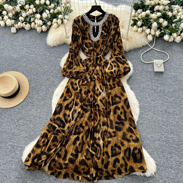 Idai leopard print dress