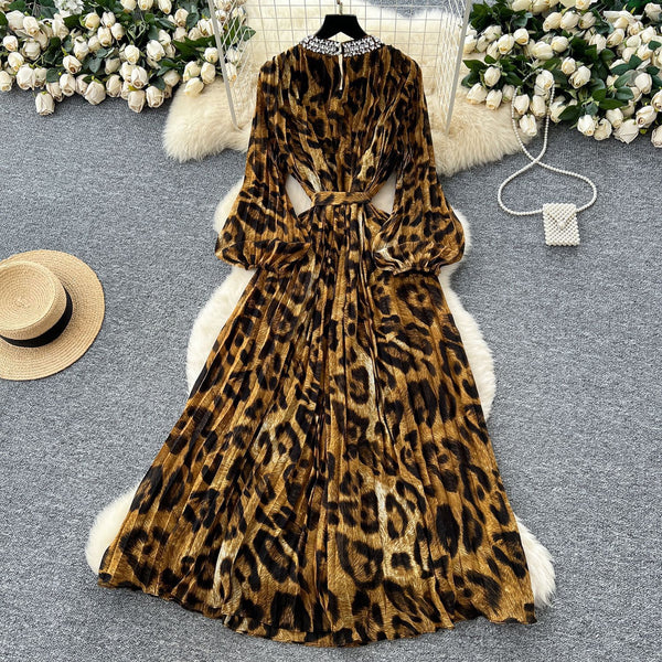 Idai leopard print dress