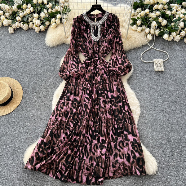 Idai leopard print dress