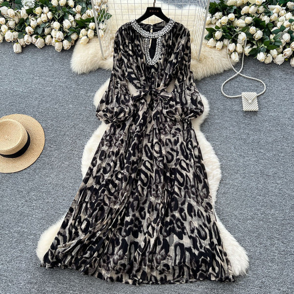 Idai leopard print dress