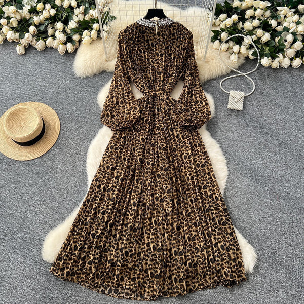Idai leopard print dress