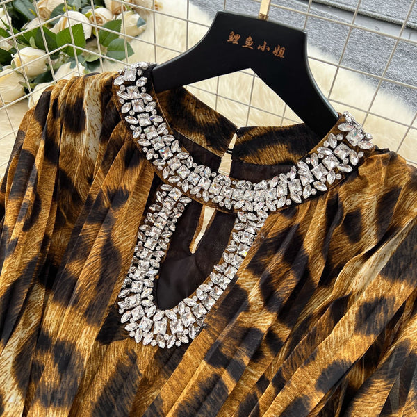 Idai leopard print dress