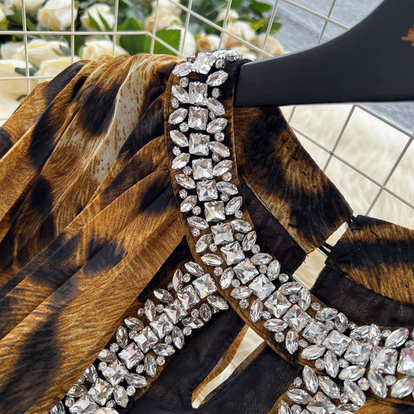 Idai leopard print dress