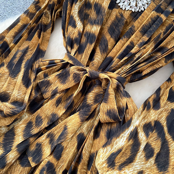 Idai leopard print dress