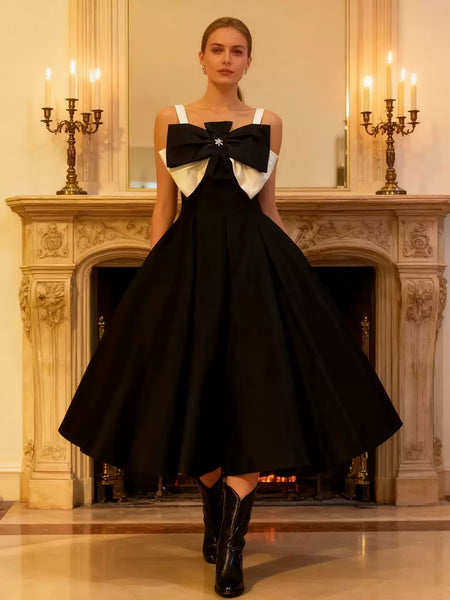 Shaila bow dress