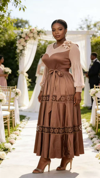 Dammie pleated dress