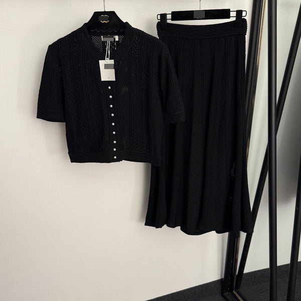 Obafemi knit skirt set
