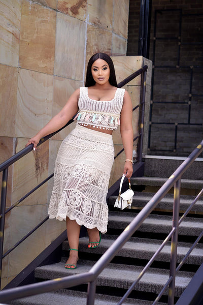 Adeyah summer knitted set