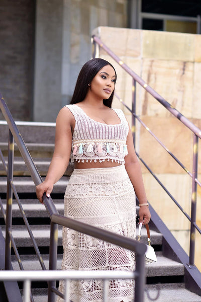 Adeyah summer knitted set