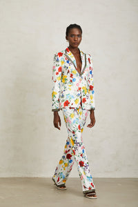 Shanna Trim Floral Trouser Set