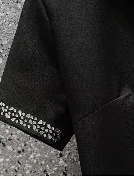 Ndeu diamanté  Peter Pan collar dress