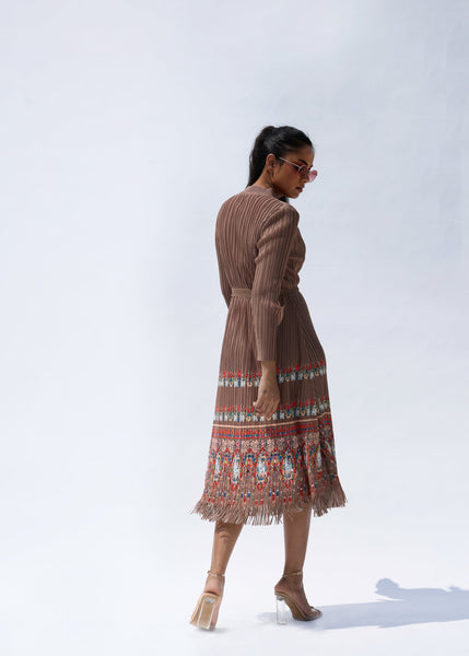 Saleema pleated dress
