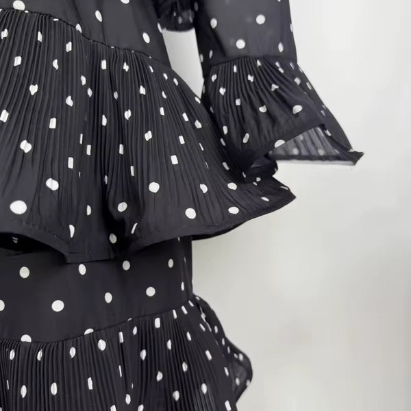 Kevita polka dot dress