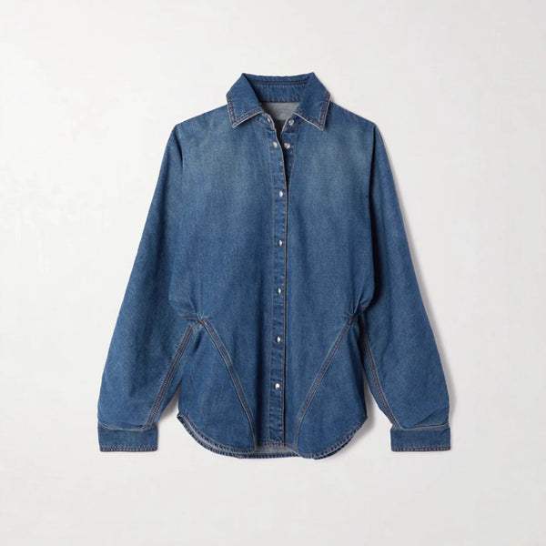 Tamieka 2 piece tiered denim set